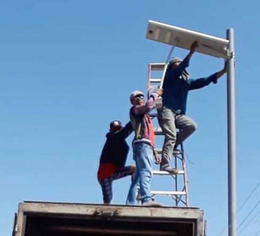 solar street light project in Bengal