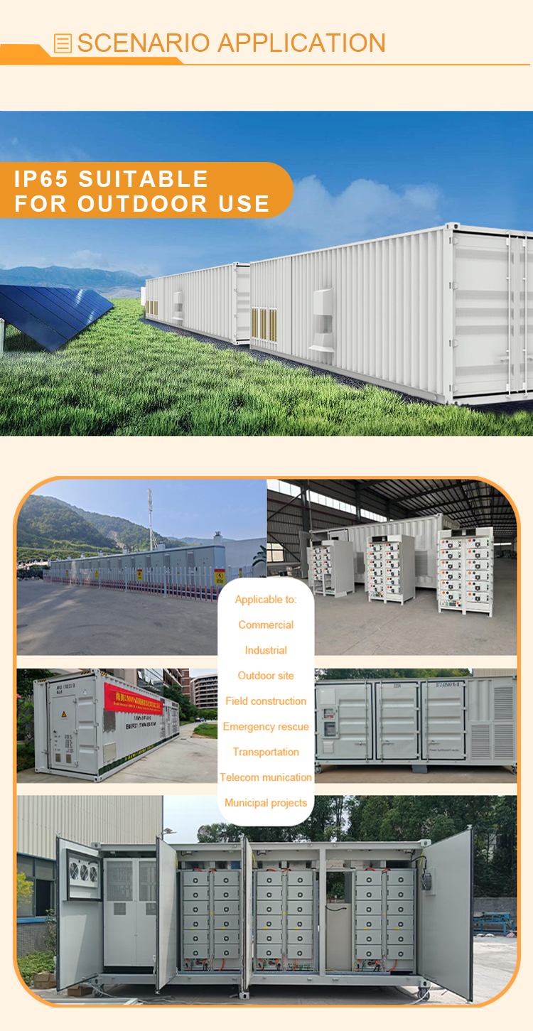 20-Foot Container Industrial and Commercial Solar System 500KW Air ...